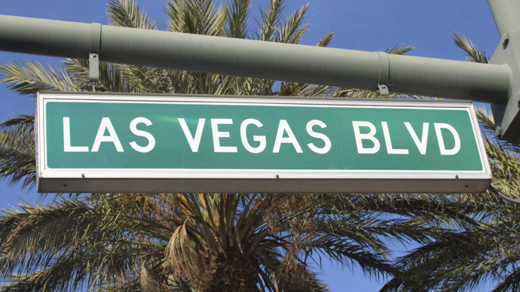 Las Vegas Blvd steet sign