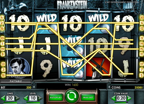 Frankenstein slot games